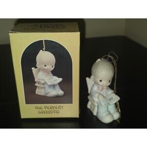 Precious Moments The Perfect Grandpa Ornament Enesco E0517 Vintage Boxed
